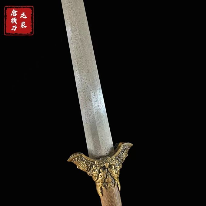 【麒麟清剑】手工收藏正品龙泉刀剑未开刃摆件 - Image 5