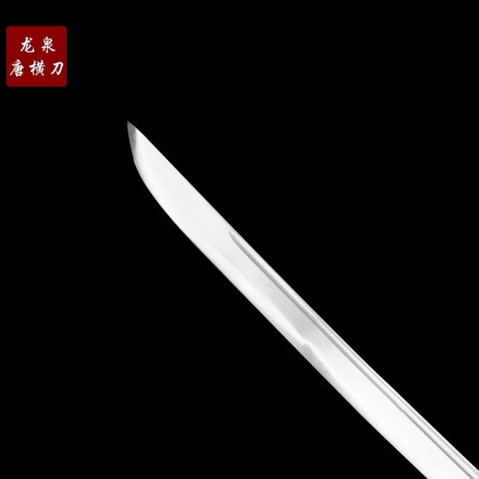 【丁修苗刀】龙泉市 高锰钢宝剑 摆件收藏冷兵器 未开刃 无刀架 - Image 3