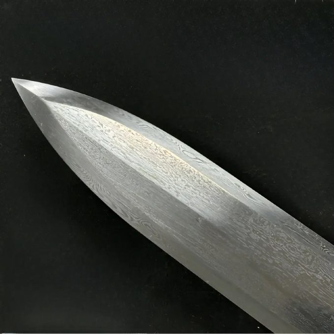 【赵云剑·花纹钢】】手工收藏正品龙泉刀剑未开刃摆件 - Image 5