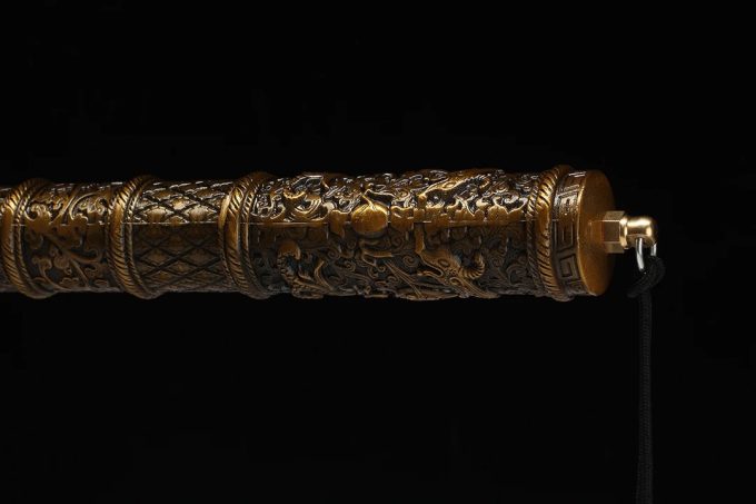 1号上将-锦衣卫御林军唐横刀剑龙泉高锰钢一体宝刀兵器未开刃 - Image 4
