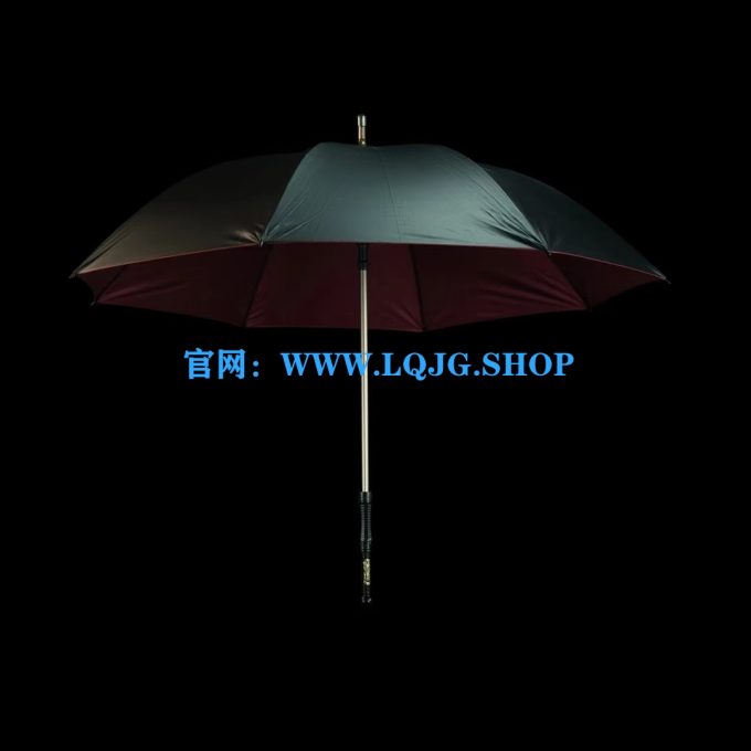 24骨长柄【千机伞藏】复古长柄遮阳直杆英伦贵族风格酒红权杖伞不开刃雨伞
